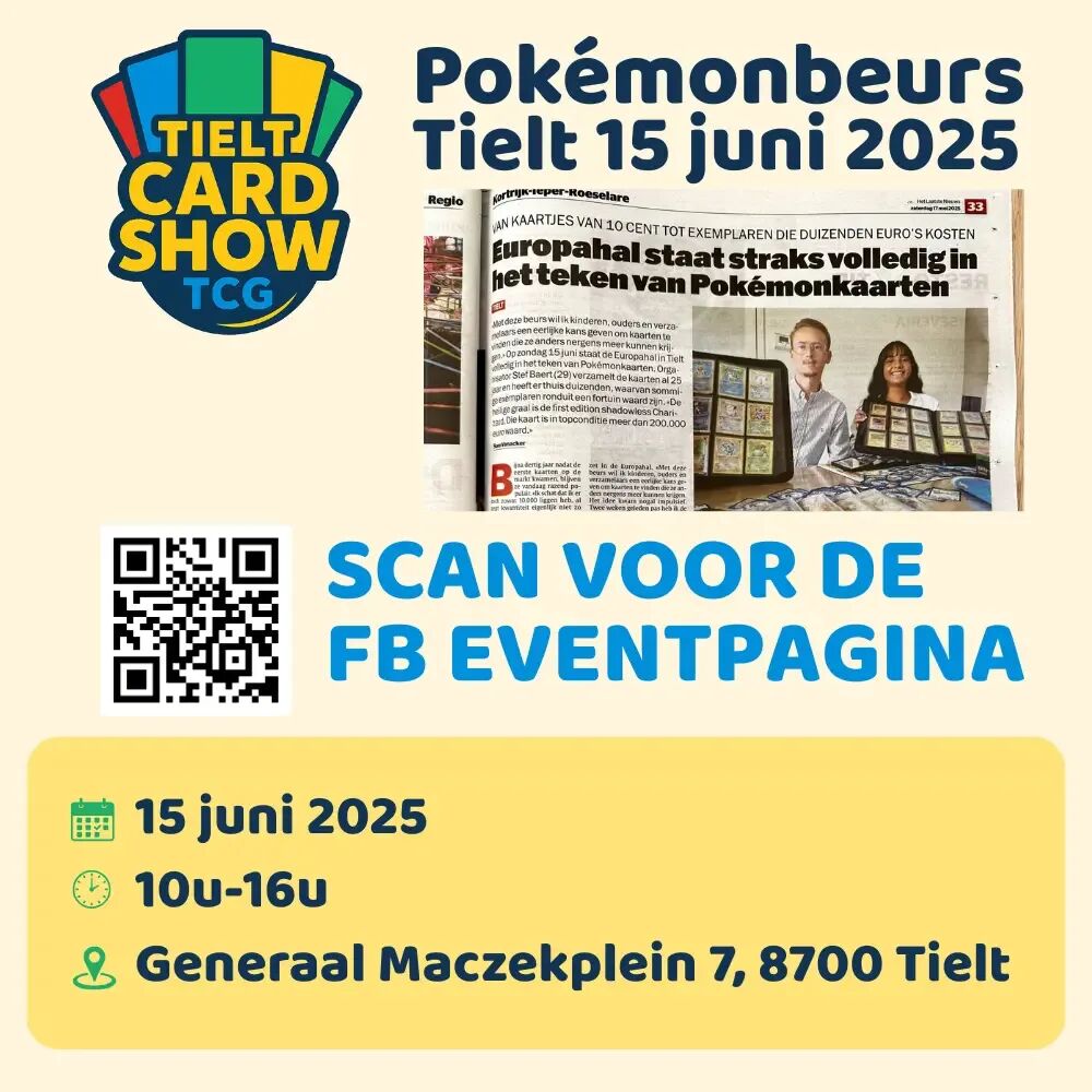 Card Show Tielt 15 juni 2025